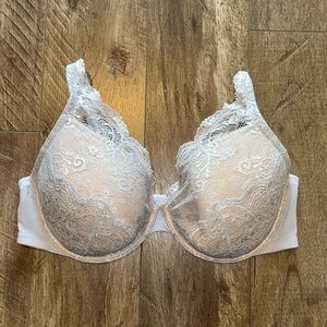 THIRDLOVE 24/7 LACE CONTOUR PLUNGE BRA SIZE 42D
